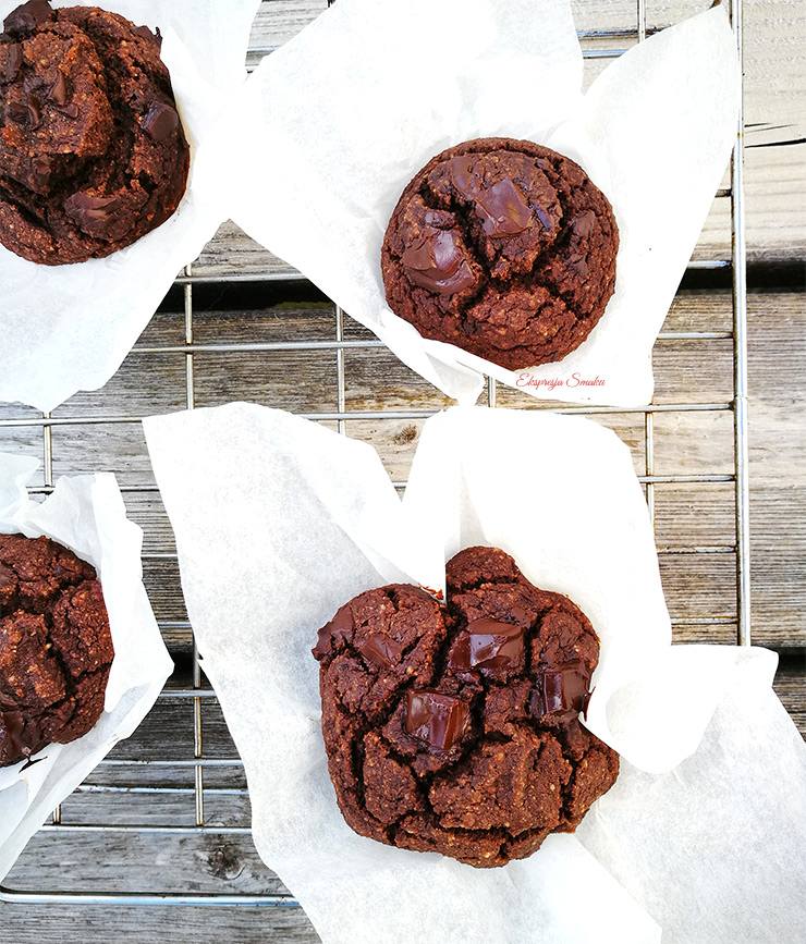 Podwójnie czekoladowe muffinki bezglutenowe